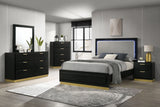 Caraway Panel Bed with LED Lighting