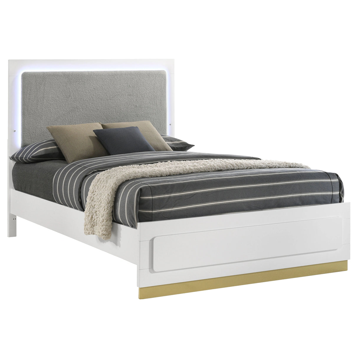 Caraway Panel Bed with LED Lighting