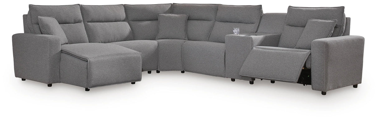 Modmax II Power Reclining Sectional with Chaise and Console