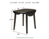 Hammis Dining Drop Leaf Table