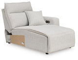 Modmax II Power Reclining Sectional with Chaise and Audio Console