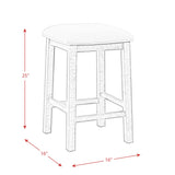 Jax Bar Table Single Pack (Table + Three Stools) in Cherry