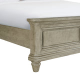 Whit-Ash Panel Bedroom Set in Light Grey
