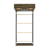 Bailey Bookcase Panel Bedroom Set with 2 Nightstands