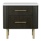 Nightstand w/Marble Top