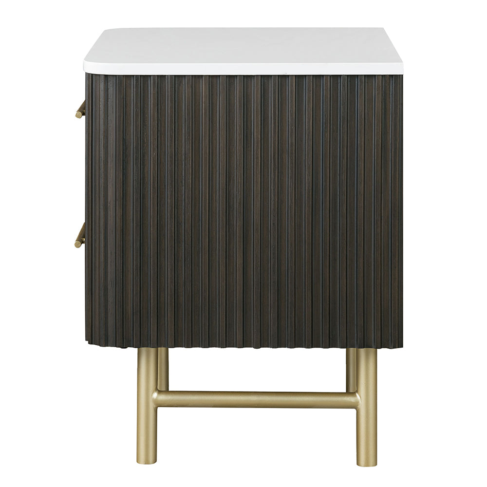 Nightstand w/Marble Top