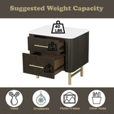 Nightstand w/Marble Top