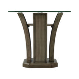 Dapper Square End Table Grey