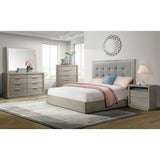 Arcadia Dresser & Mirror Set in Grey