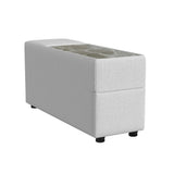 Zandara 7PC Modular Set in Olefin Beige with Pillows