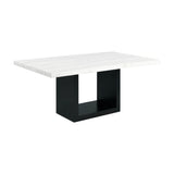 Valentino White 5PC Dining Set-Table & Four Chairs