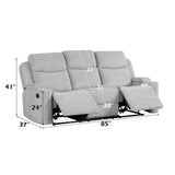 Motion Sofa w/Storage Arm