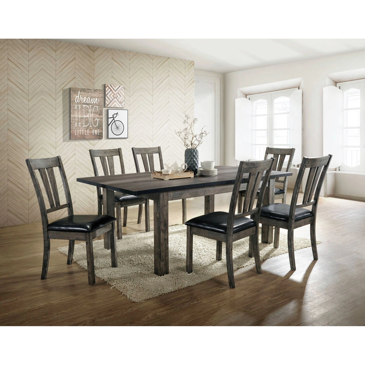 Nathan Dining with Padded Seats Set