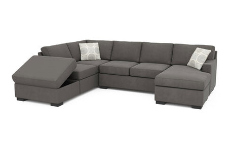 2 Piece Sectional (09,45) - Stellar Smoke