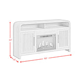 Ridgemont Complete 60" Fireplace Cabinet - Single Pack