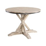 (D680-30) Callista- Round Dining Table- Beach/Natural