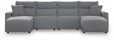 Modmax II Reclining Sectional with Double Chaise