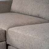 Flex 5-Seat Sectional with Standard Arm and Storage Ottoman - 5000003541