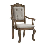 Madison Park Standard Height Dining Set in Walnut-Table and Four Chairs