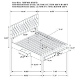 Soledad Panel Platform Storage Bed