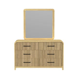 Ridgemont Dresser and Mirror Set in Natural