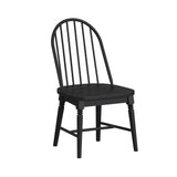 Heritage & Home Windsor Side Chair with Leveler in Black (2 Per Carton)