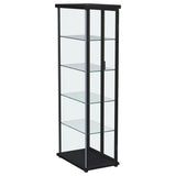 Aero Curio Cabinet with LED Lighting