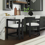 Portland Bar Stool in Black