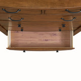 Gage Sleigh Storage Bedroom Set in Chestnut