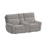 Jackpot P1 Living Room Set in Explore Light Grey