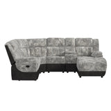Santorini Armless Chair in Dillon/Shire Grey