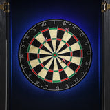 Hurricanes Dartboard Cabinet with Speaker and LED in Black (3A Packing)