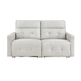 Salida-(2)Power Double Reclining Love Seat with Power Headrests image