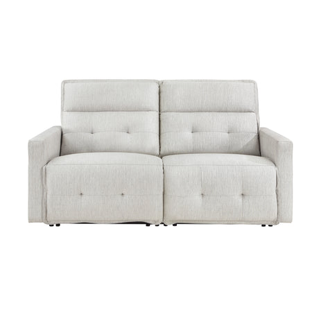 Salida-(2)Power Double Reclining Love Seat with Power Headrests image