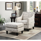 Erica 497 Ottoman W/Chrome Nail (ISTA 3)