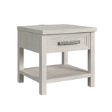 Avalanche 3PC Occasional Table Set in Antique White-Coffee Table, End Table & Sofa Table