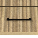 Ridgemont 2-Drawer Nightstand with USB in Natural