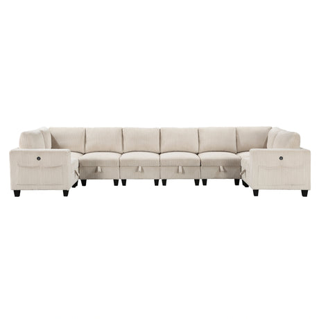 Walterboro-(8)8-Piece Sectional with Storage, Storage Pouches and Charging Ports image