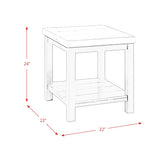 Marcello w/ White Top - End table