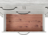 Scott Platform Storage Bedroom Set White Finish