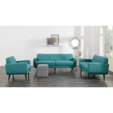 Hadley Sofa Set in Teal