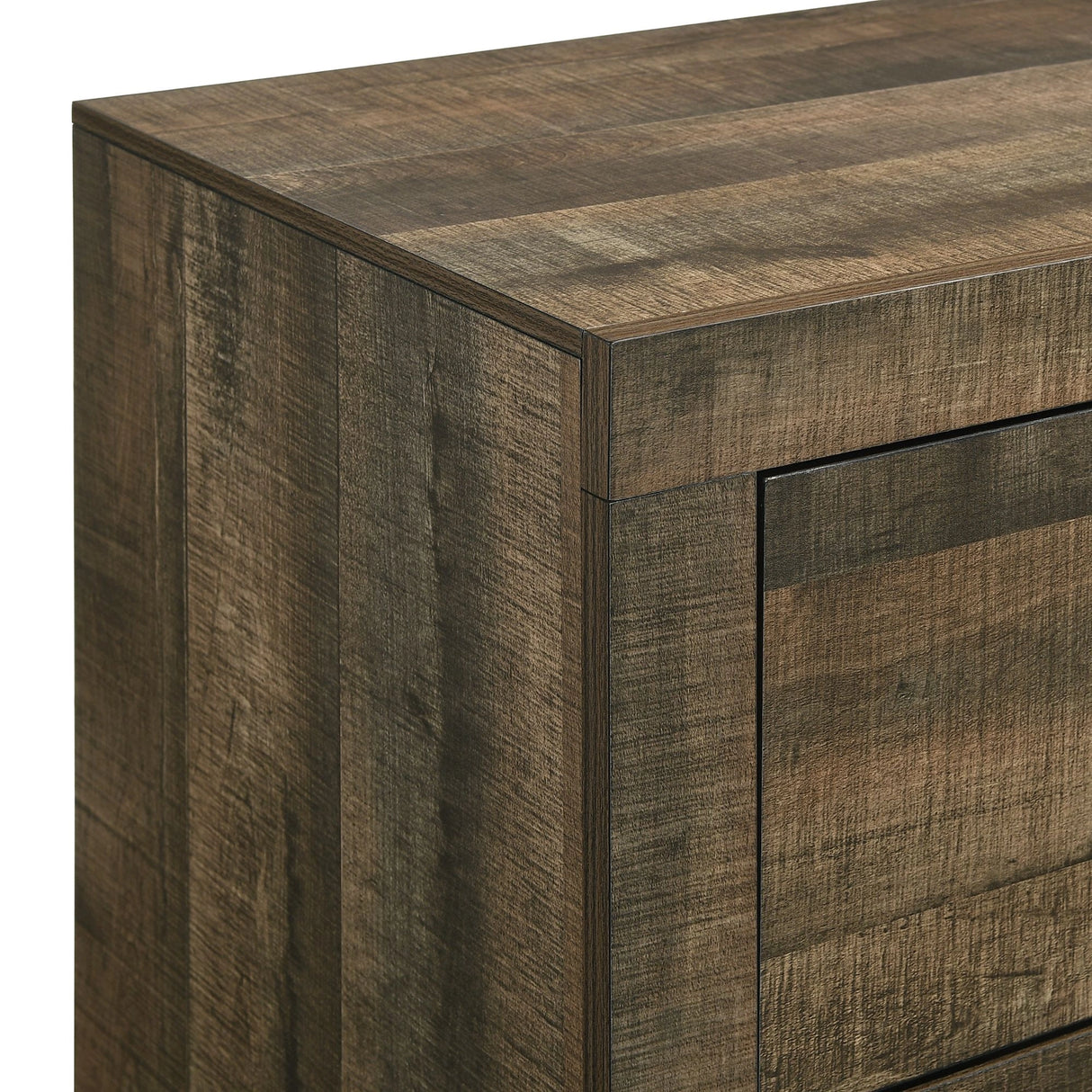 Bailey Bookcase Panel Bedroom Set with 2 Nightstands