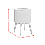 Halo Smart Occasional Table Set in Black