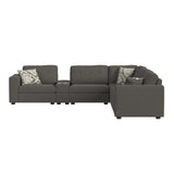 Options One Living Room Set in Palmer Plus Ash