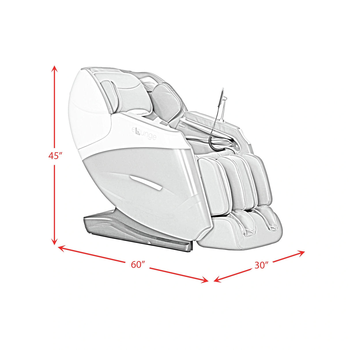 Embrace Massage Chair in Charcoal PU
