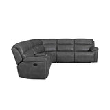 Camaro 6PC Sectional Set in Nugget Grey