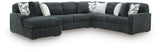 Midnight-Madness Sectional with Chaise