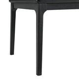 Garcia 5PC Dining Set with Table and 4 Chairs in Black