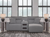 Modmax II Power Reclining Sectional with Chaise and Audio Console