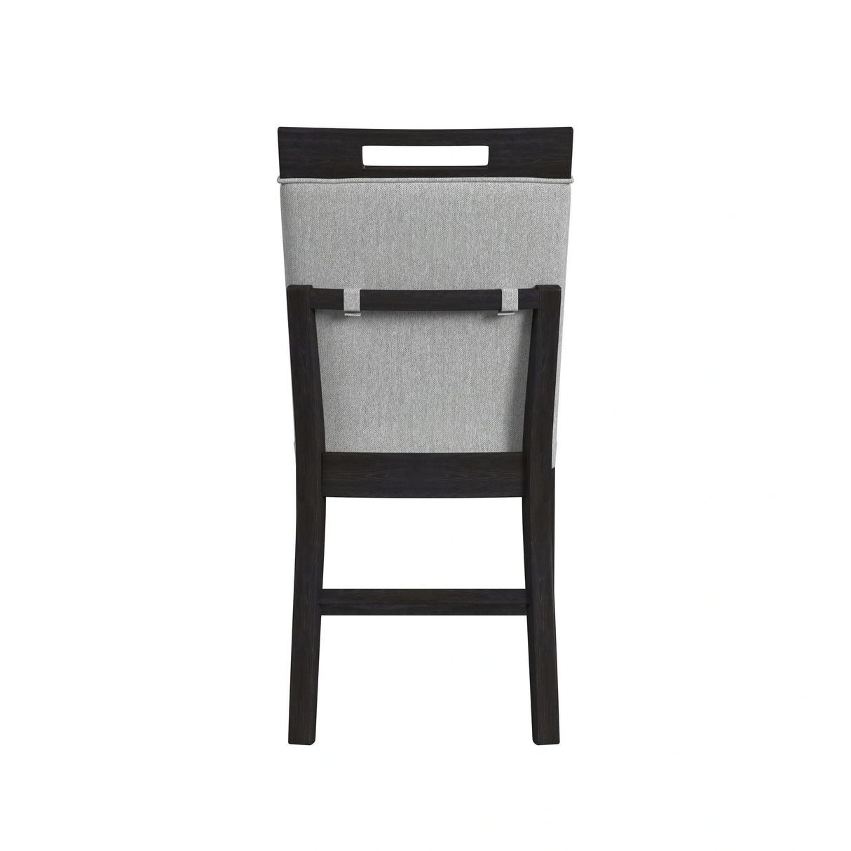 Transcend Side Chair with Light Grey Fabric in Charcoal (2 Per Carton)